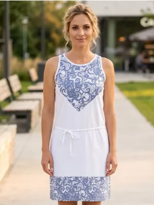 Dámske šaty SAM 73 HILDA LSKN175 biela