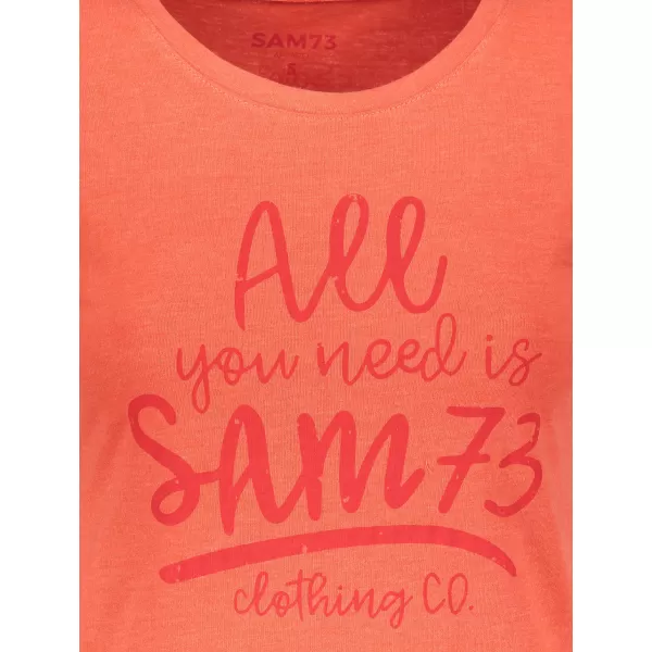  Dámska T -shirt SAM 73 Kyrina Ltsn476 ORANGE 