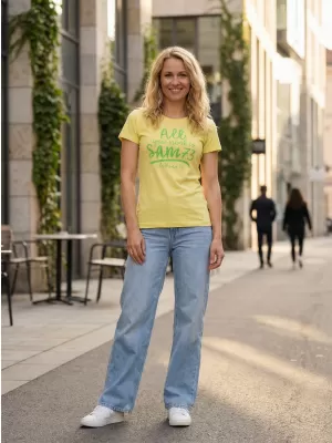 Dámska t -shirt SAM 73 Kyrina Ltsn476 GREEN