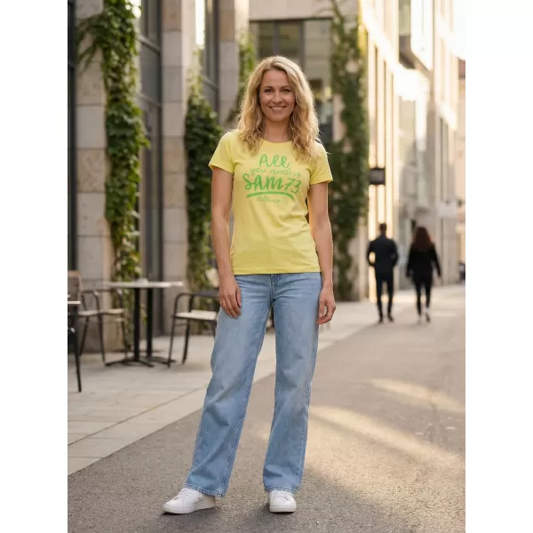  Dámska t -shirt SAM 73 Kyrina Ltsn476 GREEN 