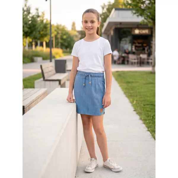  Dievčenské sukne SAM 73 GZ 514 SVETLÁ DENIM 