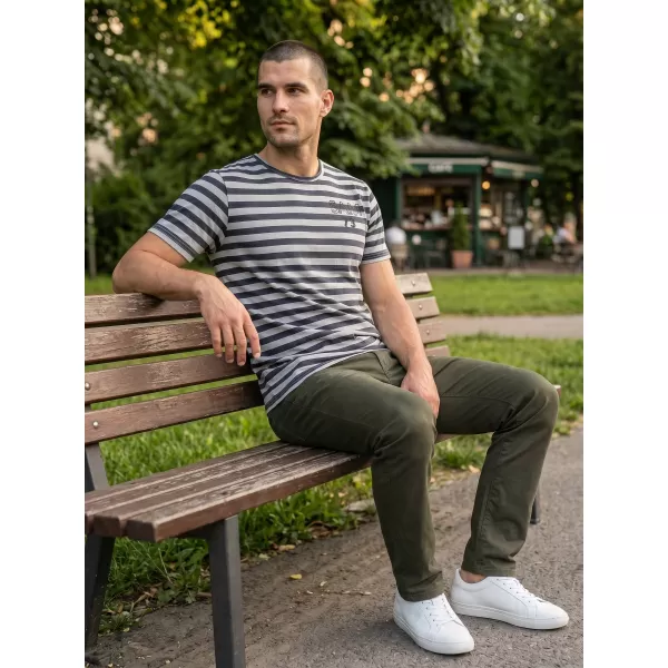  Pánska t -shirt SAM 73 Samar Mtsn388 svetlo šedá 