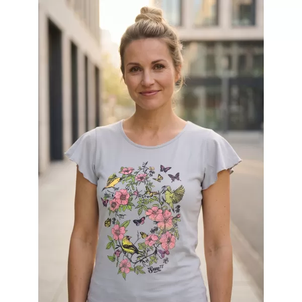  Dámska t -shirt SAM 73 Karlea Ltsn475 svetlo šedá 