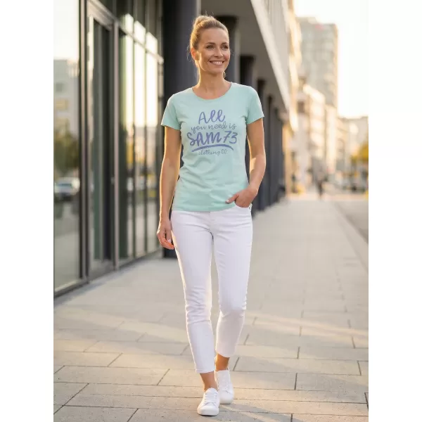  Dámska t -shirt SAM 73 Kyrina ltsn476 modrá 