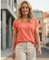Dámska t -shirt SAM 73 Lyra ltsn487 ORANGE