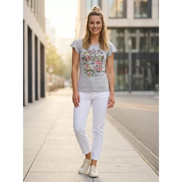  Dámska t -shirt SAM 73 Karlea Ltsn475 svetlo šedá 