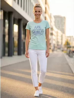 Dámska t -shirt SAM 73 Kyrina ltsn476 modrá