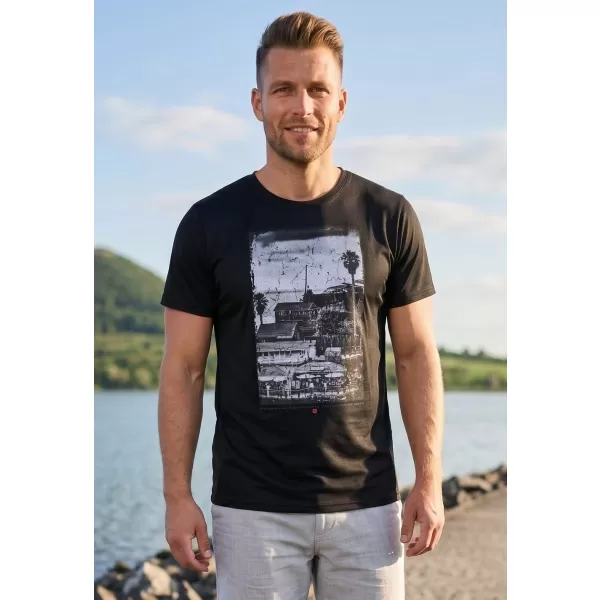  Pánska t -shirt SAM 73 Waltyr Mtsn393 čierna 