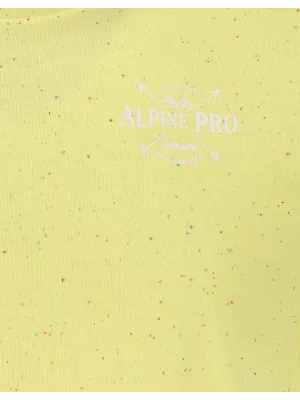 Pánske tričko s krátkym rukávom ALPINE PRO ALBERT MTSN374 ŽLTÁ