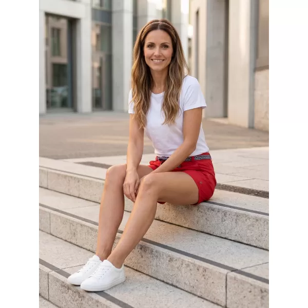  Dámske šortky SAM 73 WS 751 ČERVENÁ 