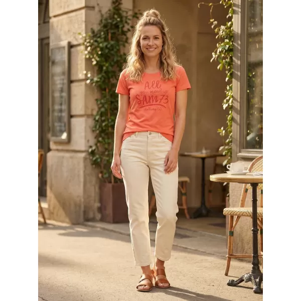  Dámska T -shirt SAM 73 Kyrina Ltsn476 ORANGE 