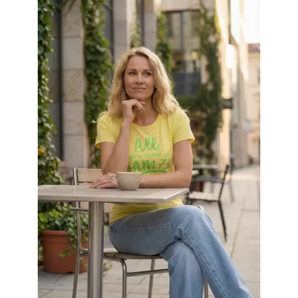  Dámska t -shirt SAM 73 Kyrina Ltsn476 GREEN 