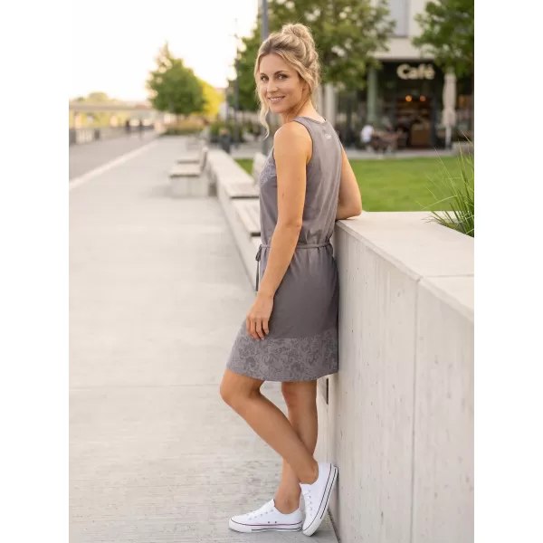  Dámske šaty SAM 73 HILDA LSKN175 TMAVO šedá 