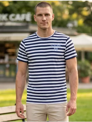 Pánska t -shirt SAM 73 Samar Mtsn388 biela