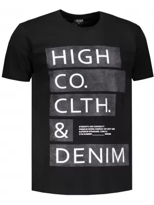 Pánska t -shirt OMBRE as1141 čierna