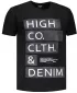 Pánska t -shirt OMBRE as1141 čierna