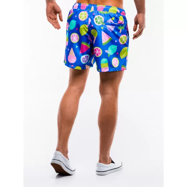  Pánske šortky OMBRE AW144 MODRÁ 