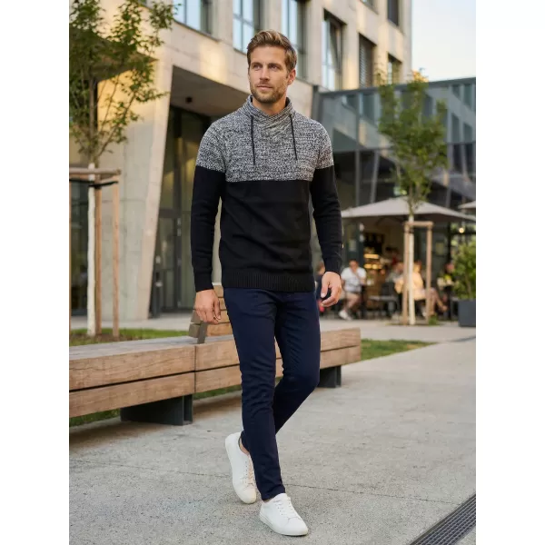  Pánsky sveter ALTISPORT HIEUX MPLP076 ČIERNA 