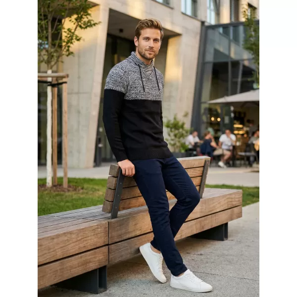  Pánsky sveter ALTISPORT HIEUX MPLP076 ČIERNA 