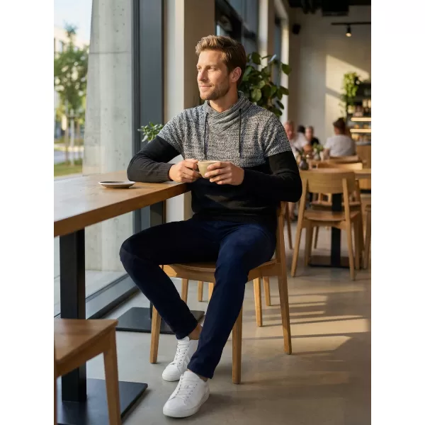  Pánsky sveter ALTISPORT HIEUX MPLP076 ČIERNA 