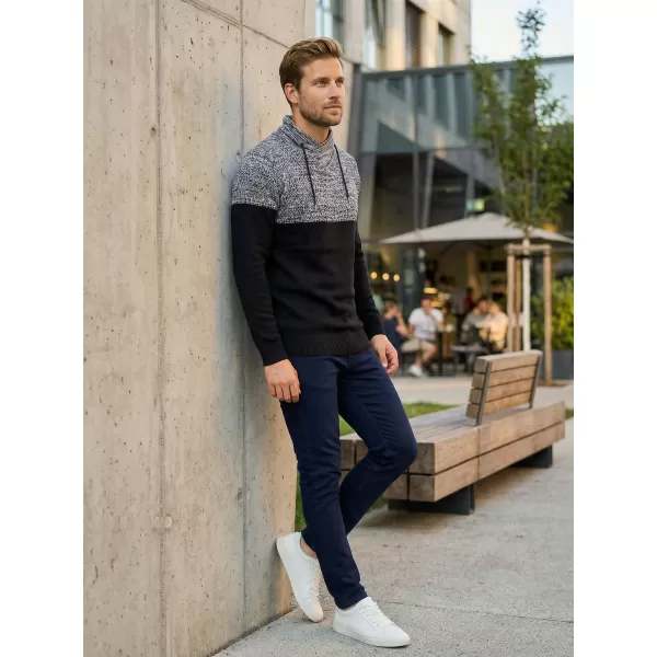  Pánsky sveter ALTISPORT HIEUX MPLP076 ČIERNA 