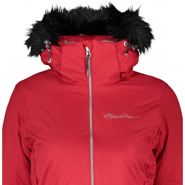  Dámska bunda ALPINE PRO MEMKA 4 LJCP355 ČERVENÝ 