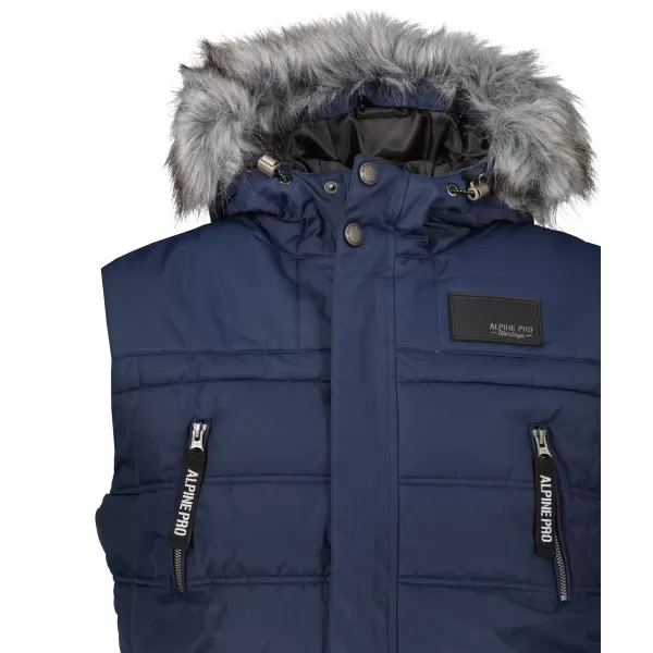  Pánska vesta ALPINE PRO JARVIS 2 MVEP059 TMAVO MODRÁ 