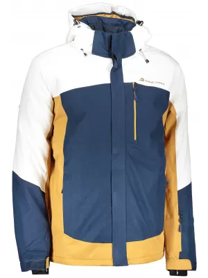 Pánska lyžiarska bunda ALPINE PRO SARDAR 3 MJCP369 BIELA