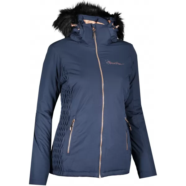  Dámska zimná bunda ALPINE PRO MEMKA 4 LJCP355 TMAVO modrá 