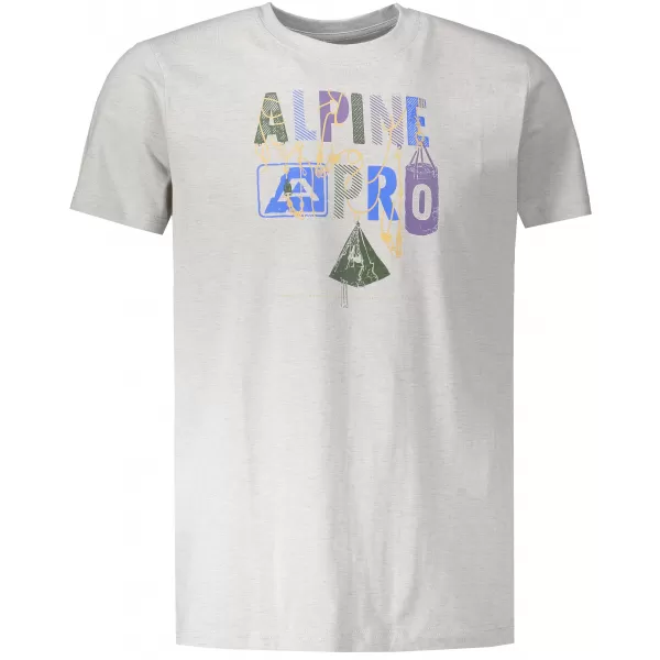  Pánske tričko ALPINE PRO ABIC 7 MTSP404 sivá 