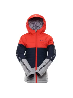 Detská lyžiarska bunda ALPINE PRO WIREMO 3 KJCP155 ORANŽOVÁ