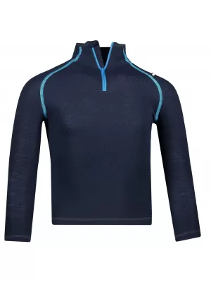 Detské termo tričko ALPINE PRO GENETO KUNP017 MODRÁ/MODRÁ