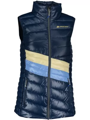 Dámska vesta ALPINE PRO QUANNA 2 LVEP062 TMAVO MODRÁ