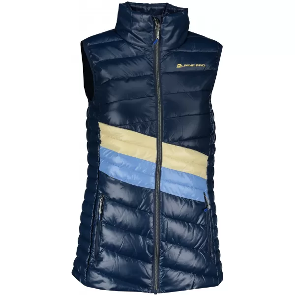  Dámska vesta ALPINE PRO QUANNA 2 LVEP062 TMAVO MODRÁ 