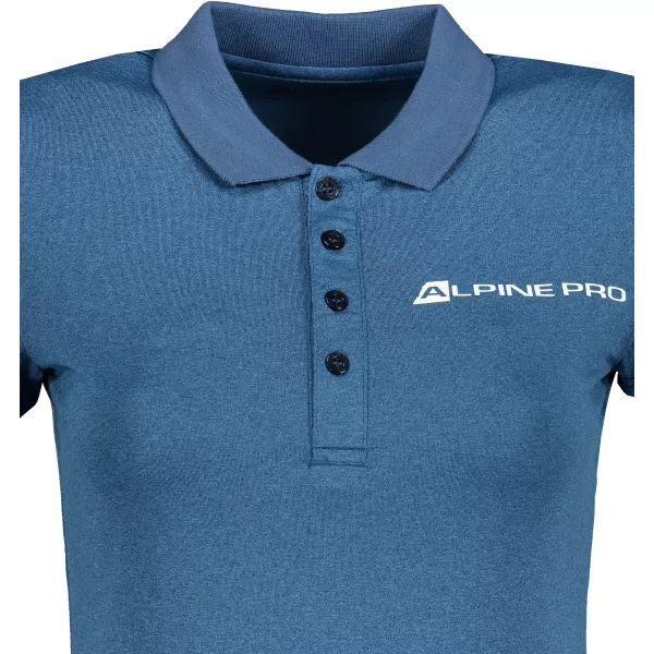  Funkčné dámske dámske tričko s alpským golierom pre Frida LTSP636 BLUE 