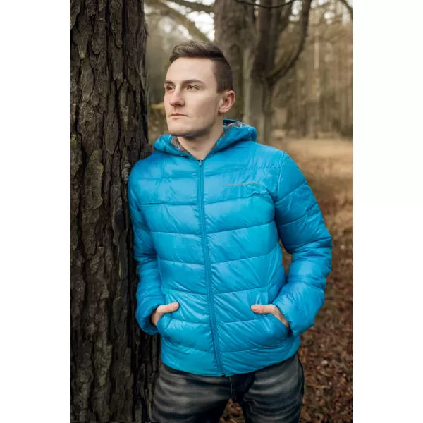  Pánska obojstranná bunda ALPINE PRO INKER MJCP398 SVETLO MODRÁ 