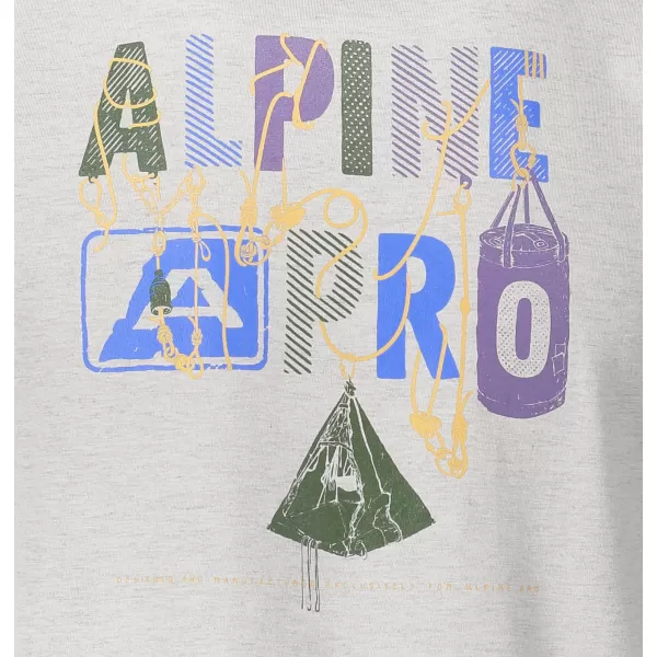 Pánske tričko ALPINE PRO ABIC 7 MTSP404 sivá 