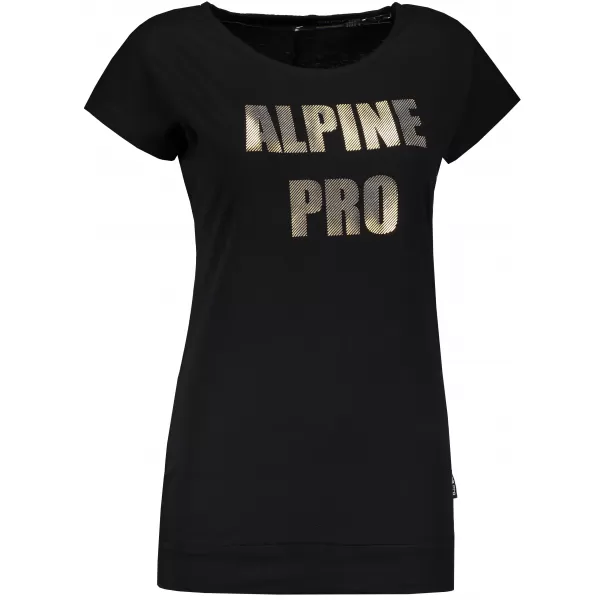  Tričko ALPINE PRO TUFFA 4 LTSP371 ČIERNY 
