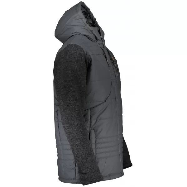 Pánska bunda ALPINE PRO NISIF MJCP360 TMAVO šedá 