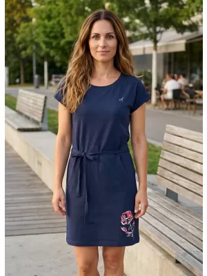 Dámske šaty ALTISPORT ALWILDA LSKR251 MODRÁ