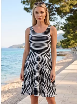 Dámske šaty ALTISPORT ilom LSKR268 ČIERNA