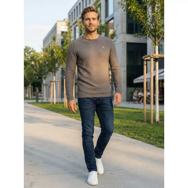  Pánsky sveter ALTISPORT quod MPLR079 ŠEDÁ 