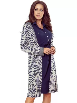 Dámsky Cardigan Numoco A218-3 Gray/Blue