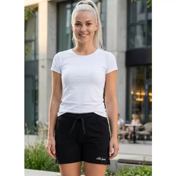  Dámske šortky ALTISPORT ARISTA LPAR425 ČIERNA 