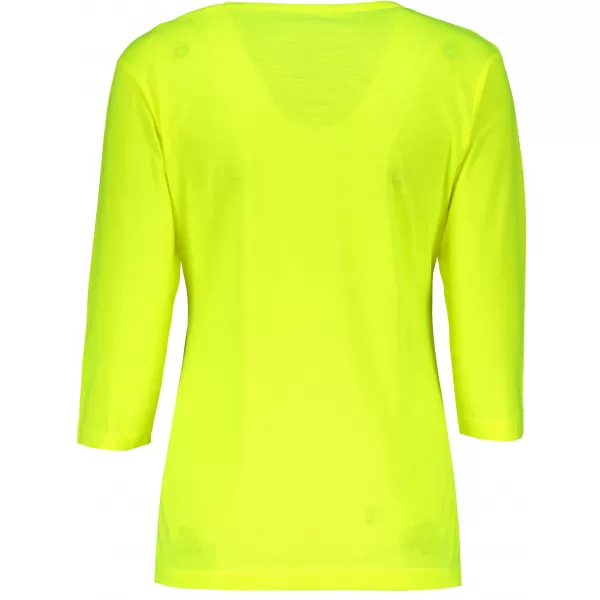  Dámske tričko s 3/4 rukávom ALTISPORT MARAXA LTSR670 ŽLTÁ 
