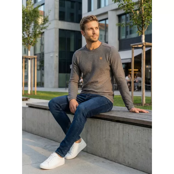  Pánsky sveter ALTISPORT quod MPLR079 ŠEDÁ 