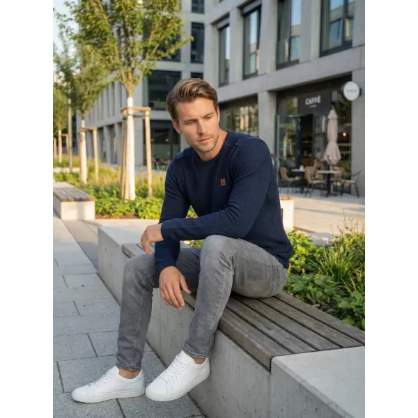 Pánsky sveter ALTISPORT quod MPLR079 MODRÁ 