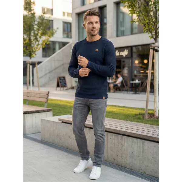  Pánsky sveter ALTISPORT quod MPLR079 MODRÁ 