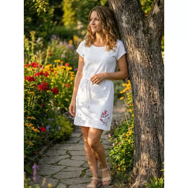  Dámske šaty ALTISPORT ALWILDA LSKR251 BIELA 
