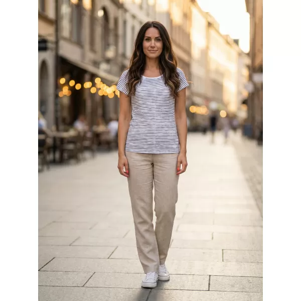  Dámske tričko s krátkym rukávom ALTISPORT GOBNATA LTSR640 BIELA 